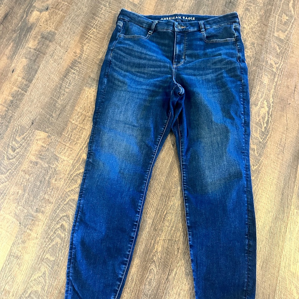 American Eagle Outfitters Dark Blue Denim